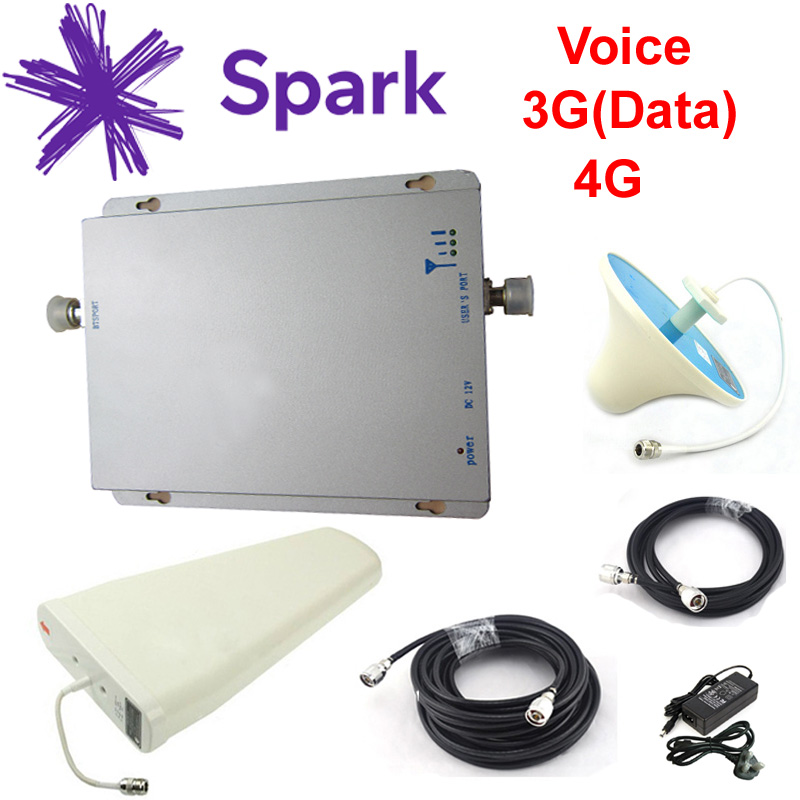 Spark Voice 3G Data and 4G -- 850/1800MHz Dual Band Signal Booster for 300sqm Spark Voice 3G Data and 4G -- 850/1800MHz Dual Band Signal Booster for 300sqm